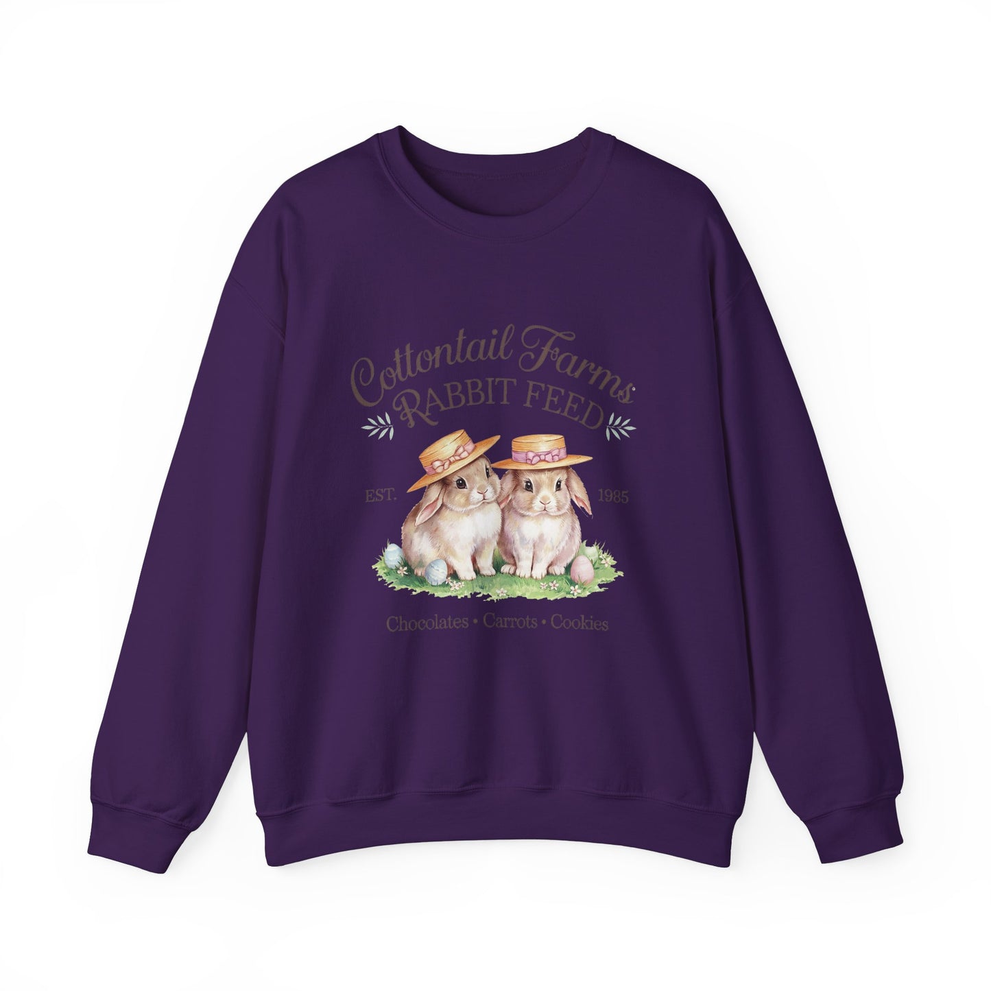 Easter Cottontail Farms Rabbit Feed Sweatshirt