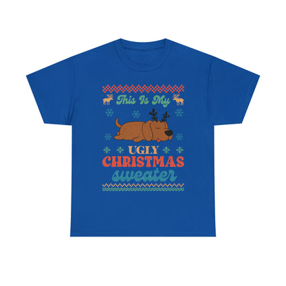 This is My Ugly Christmas Sweater Labrador Short Sleeve Tee