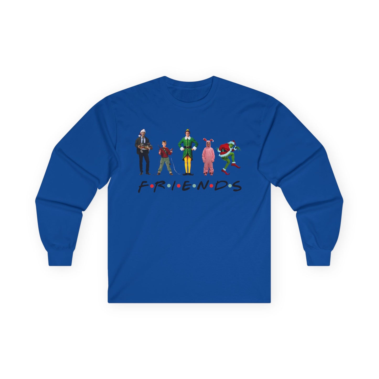 Friends Characters Christmas Long Sleeve T-shirt