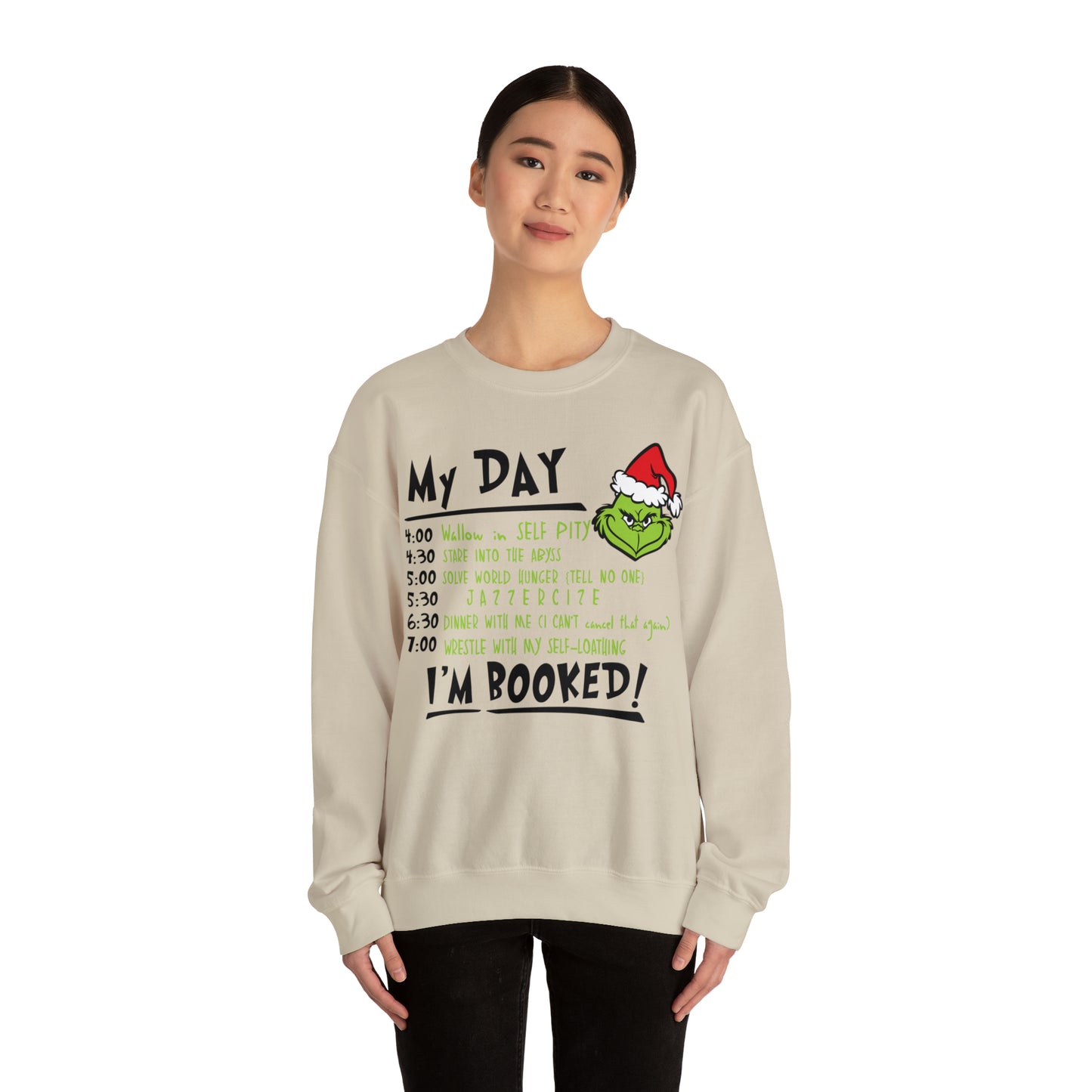 Grinch My Day Christmas Sweatshirt