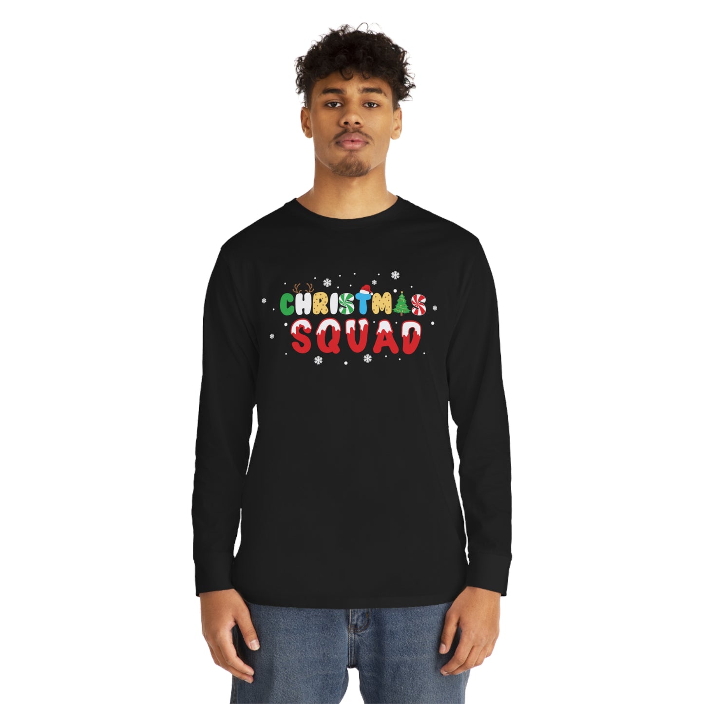 Christmas Squad Christmas Long Sleeve Tee