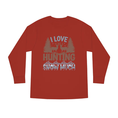 I Love Hunting Snow Much Christmas Ugly Sweater Long Sleeve T-shirt