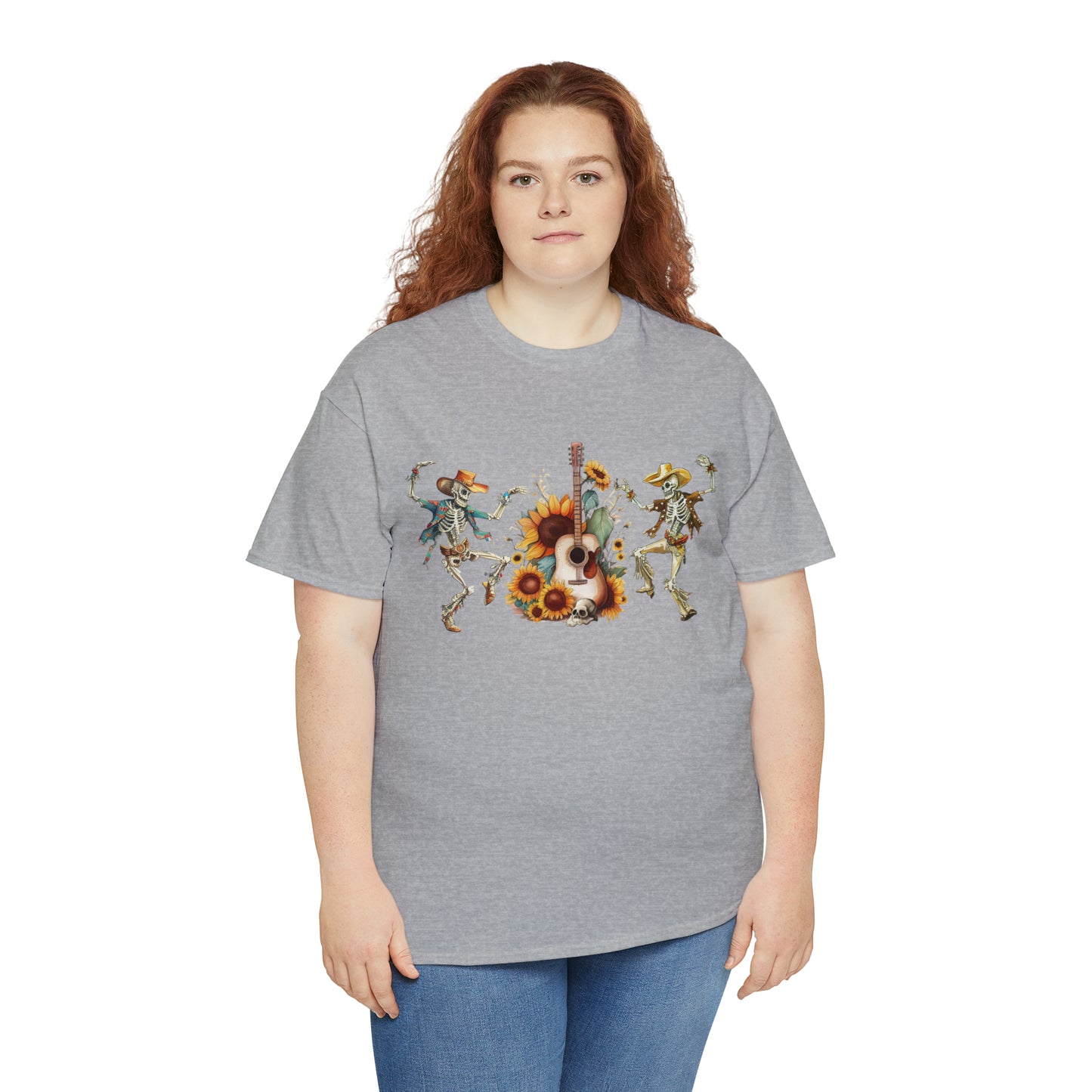 Western Dancing Skeletons Short Sleeve Tee