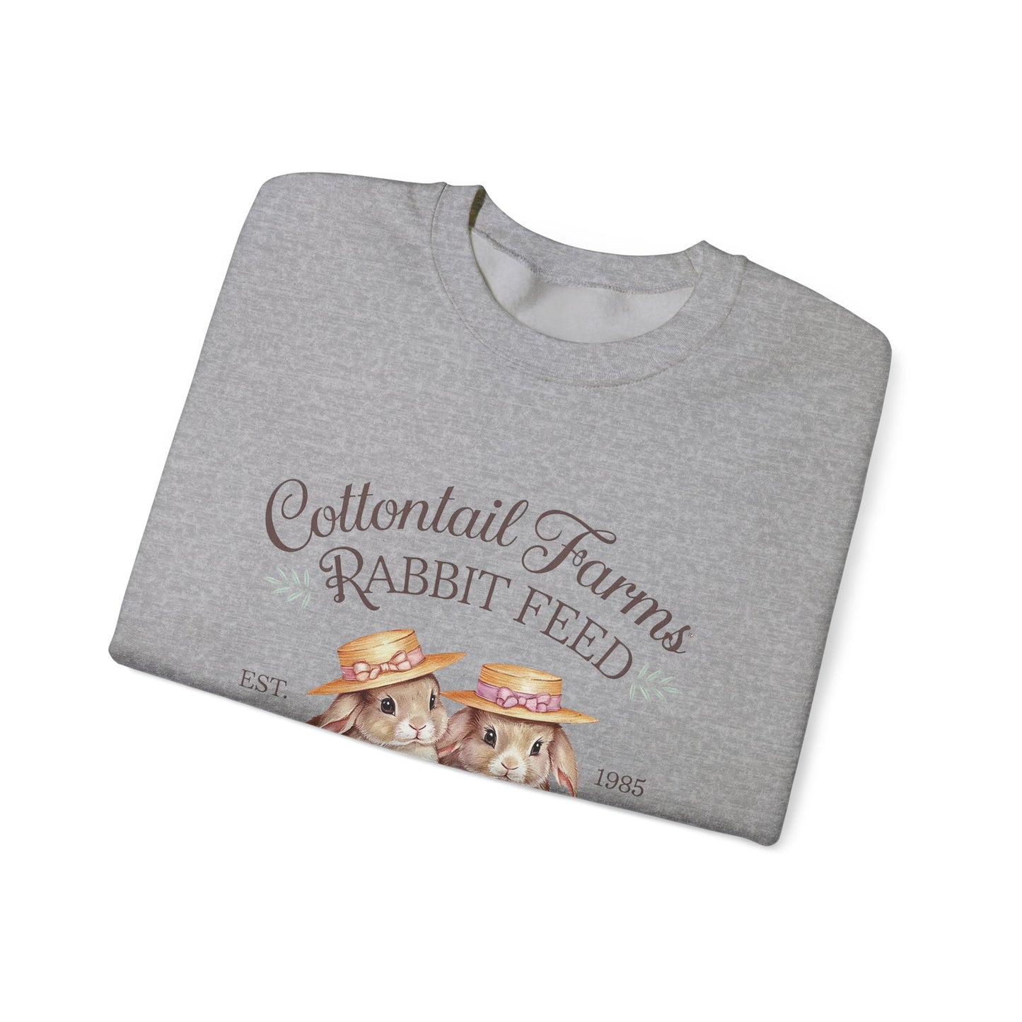 Easter Cottontail Farms Rabbit Feed Sweatshirt