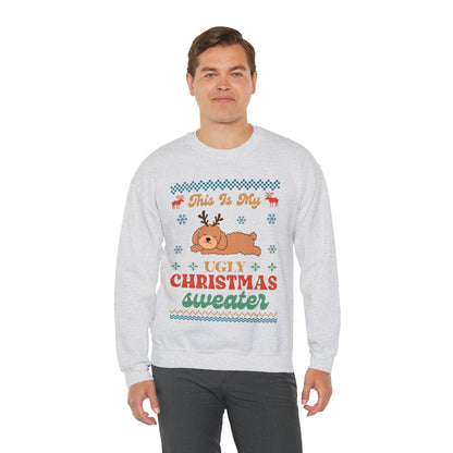 Poodle Doodle This is My Ugly Christmas Sweater Sweatshirt