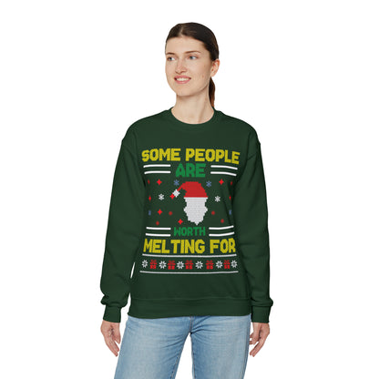 Some People Are Worth Melting For Christmas Ugly Sweater Sweatshirt