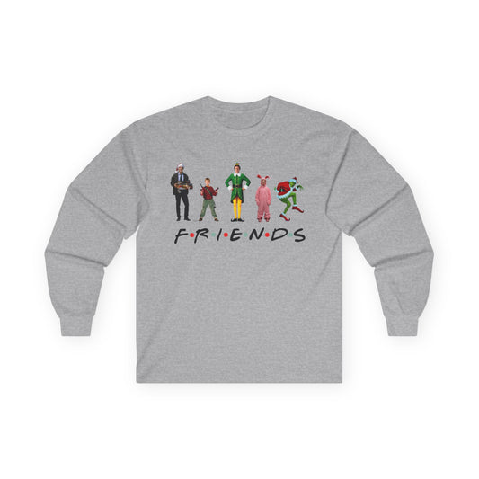 Friends Characters Christmas Long Sleeve T-shirt