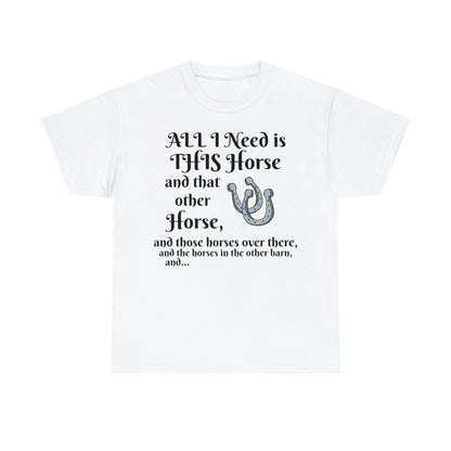 All the horses shirt Unisex Heavy Cotton Tee