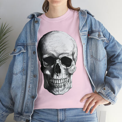 Large Skull Halloween Short Sleeve Tee