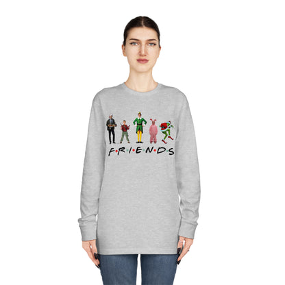 Friends Characters Christmas Long Sleeve T-shirt