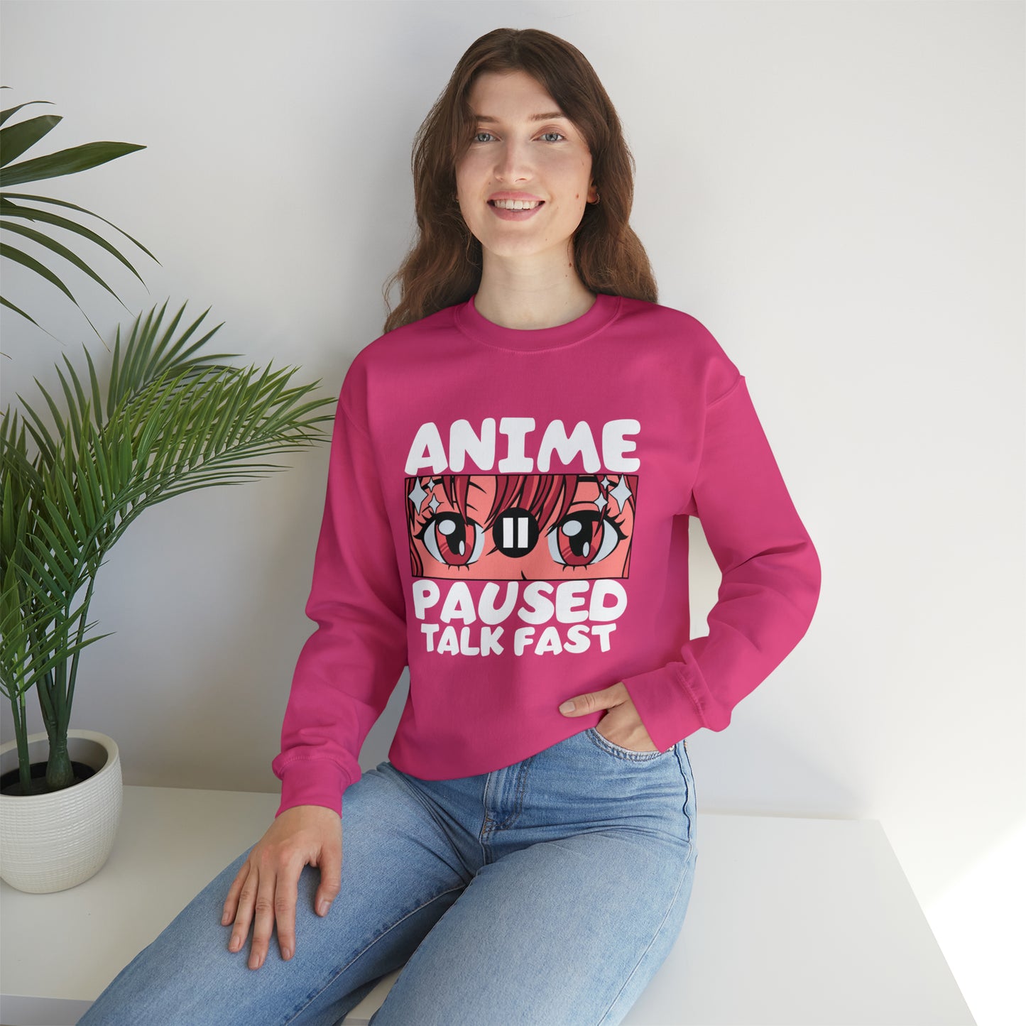 Anime Paused Talk Fast Sweatshirt