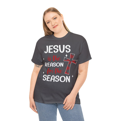 Jesus is the Reason for the Season Christmas Short Sleeve Tee