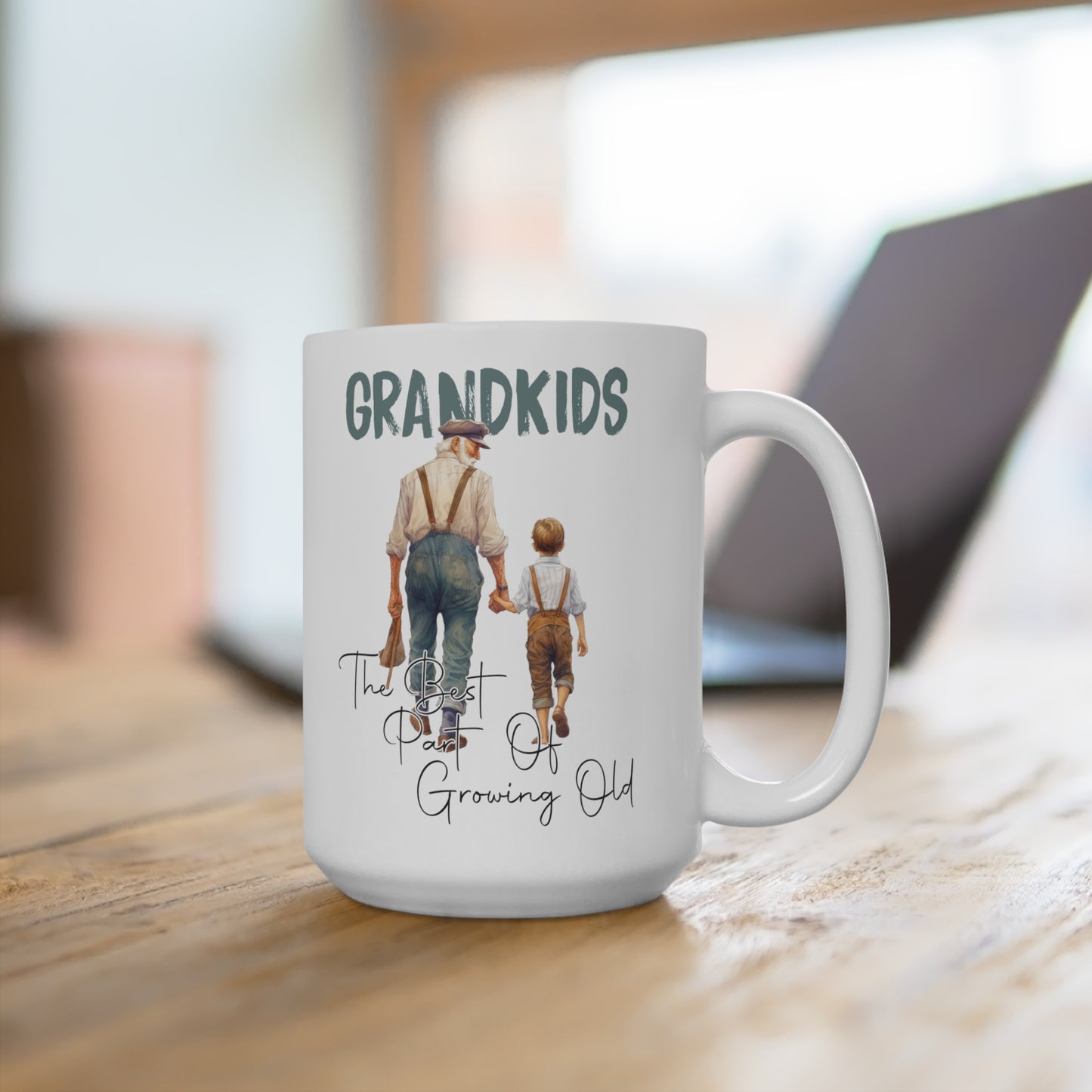 Grandkids The Best Part of Growing Old Mug 15oz