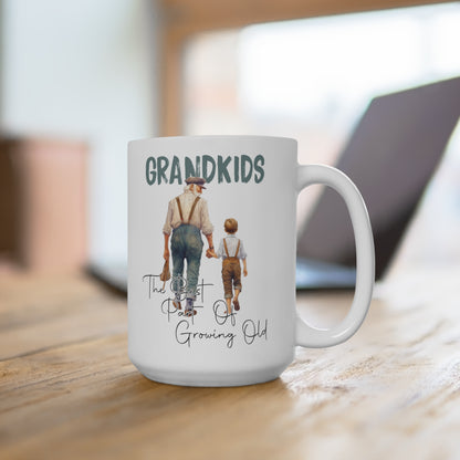 Grandkids The Best Part of Growing Old Mug 15oz