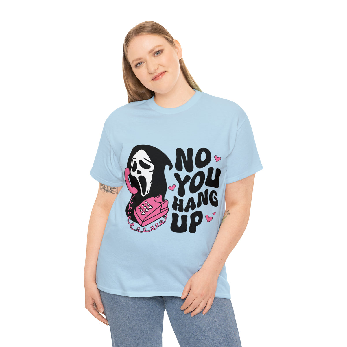 Cute Halloween Grim Reeper Shirt No You Hang Up TShirt Scream Tee