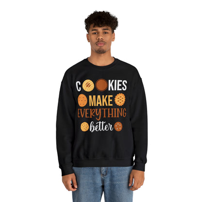 Cookies Make Everything Better Christmas Sweatshirt