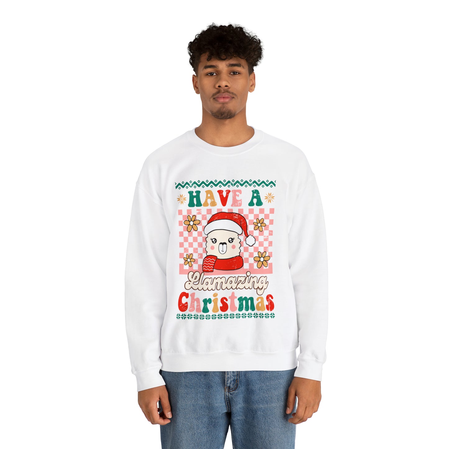 Have a Llamazing Christmas Ugly Sweater Sweatshirt