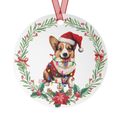 Cardigan Welsh Corgi Dog in Lights Ornament