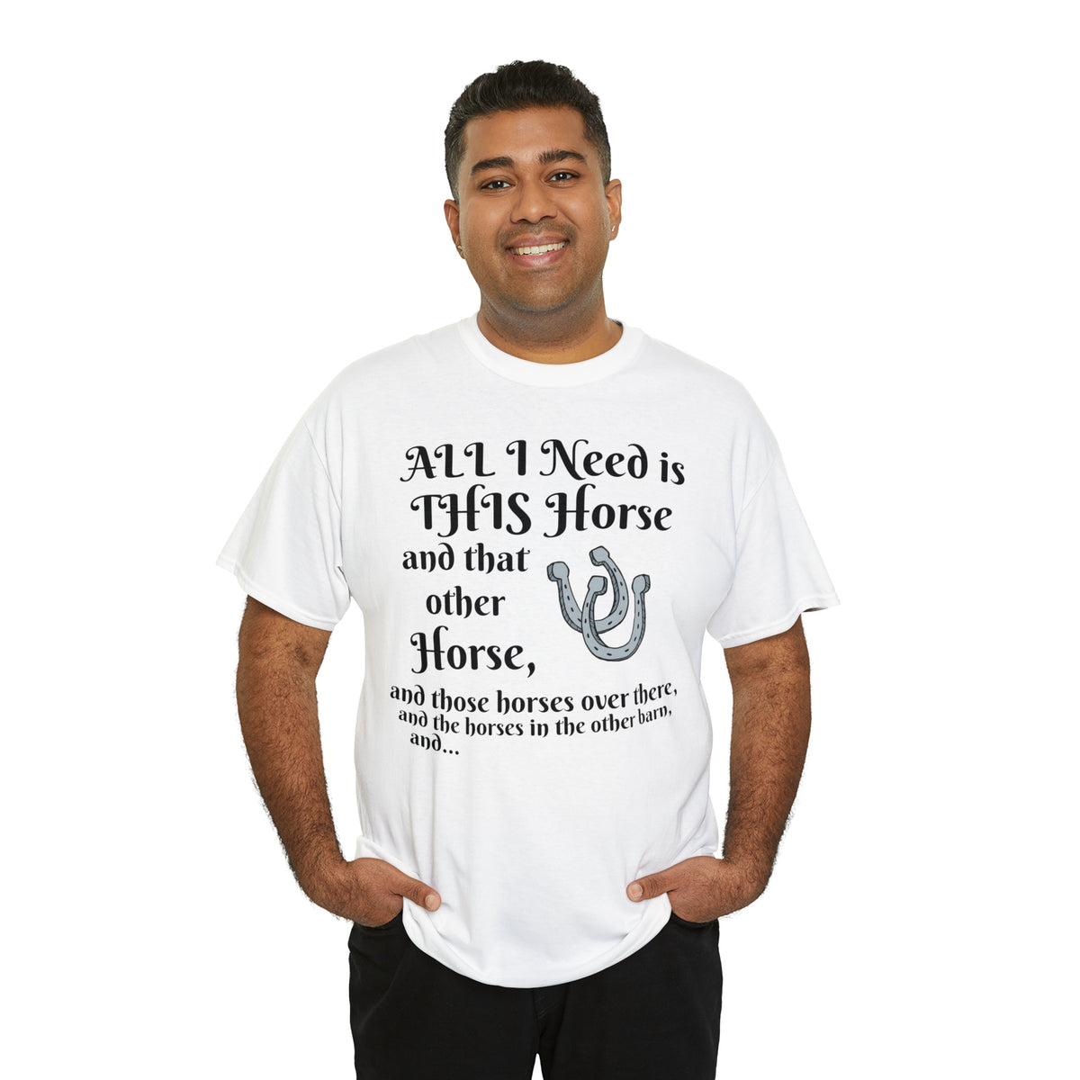 All the horses shirt Unisex Heavy Cotton Tee
