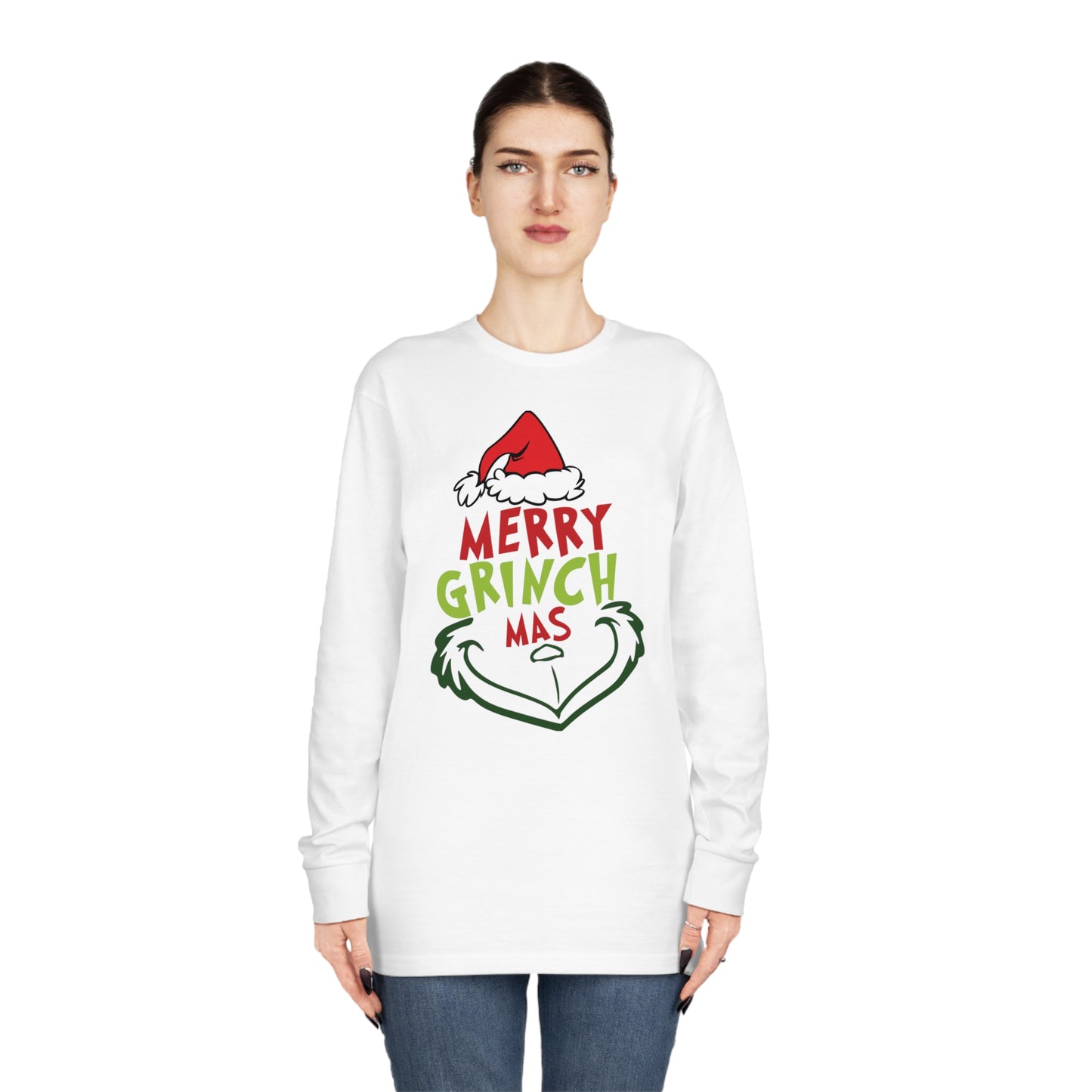 Merry Grinchmas Design 2 Christmas Long Sleeve T-Shirt