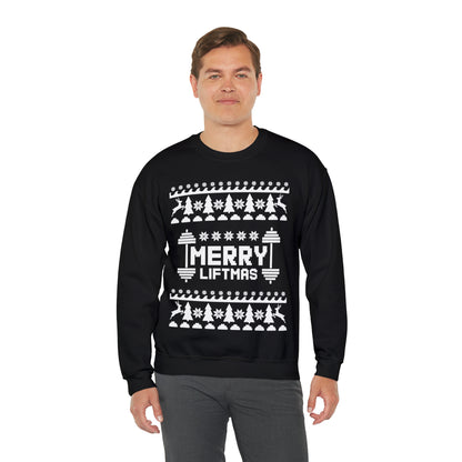 Merry Liftmas Christmas Ugly Sweater Sweatshirt