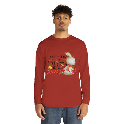 All I Want for Christmas is a Rabbit Long Sleeve Tee