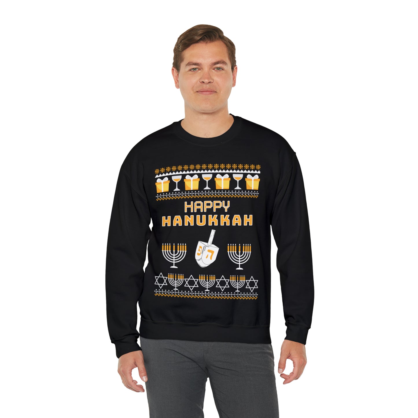 Happy Hanukkah Ugly Christmas Sweater Sweatshirt