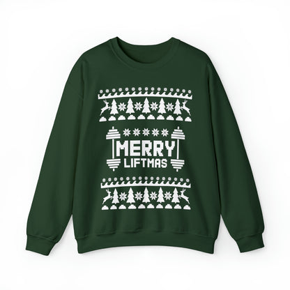 Merry Liftmas Christmas Ugly Sweater Sweatshirt