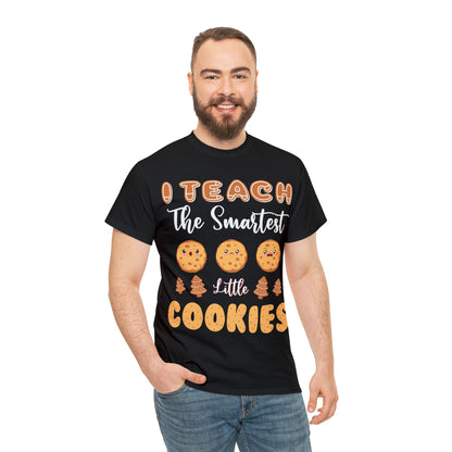 I Teach The Smartest Little Cookies Christmas Short Sleeve Tee