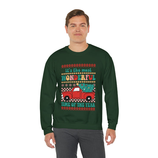 It's The Most Wonderful Time Of The Year Truck Ugly Sweater  Sweatshirt
