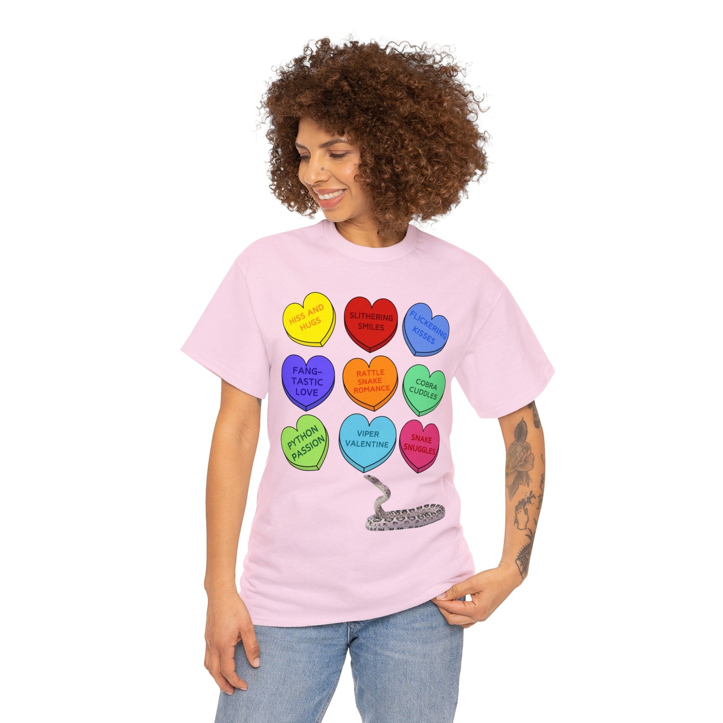 Snake Sweethearts Valentine Short Sleeve Tee