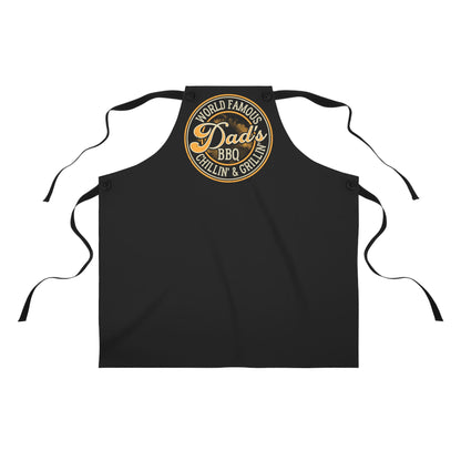 World Famous Dad's BBQ Grillin' & Chillin' Apron