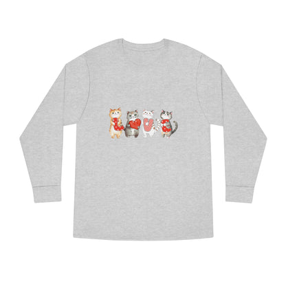 Love Cats Valentine Long Sleeve T-shirt