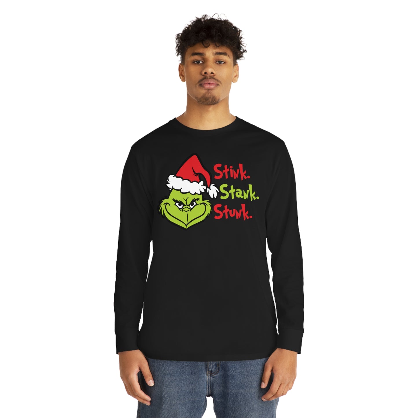 Grinch Stink Stank Stunk Christmas Long Sleeve T-Shirt