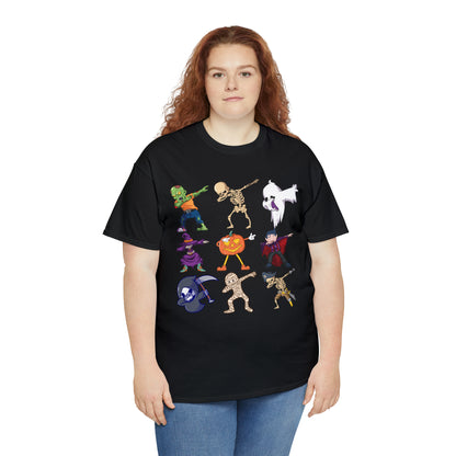 Dabbing Monsters Halloween Short Sleeve Tee