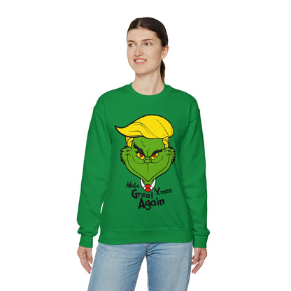Make Xmas Great Again Grinch Christmas Sweatshirt