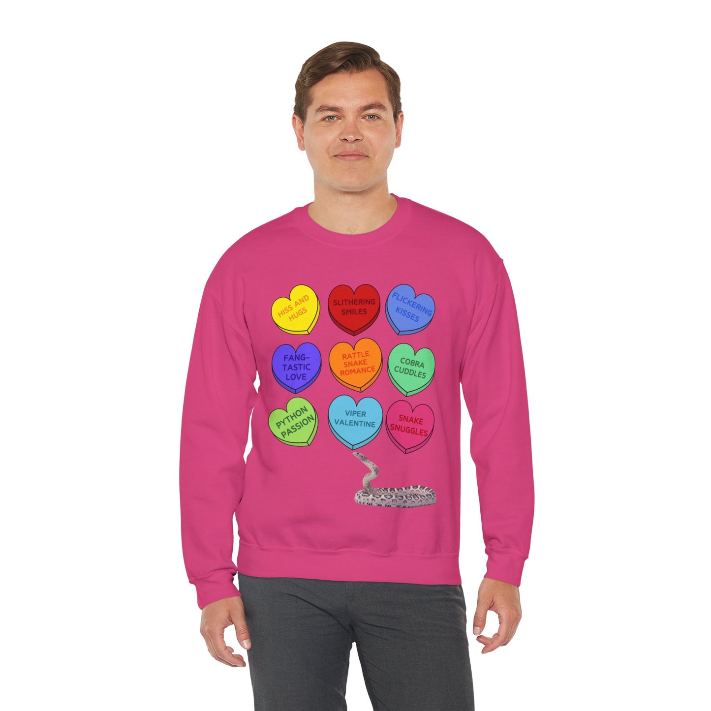 Snake Sweethearts Valentine Sweatshirt