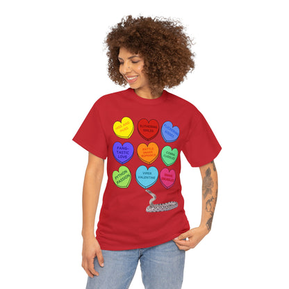 Snake Sweethearts Valentine Short Sleeve Tee