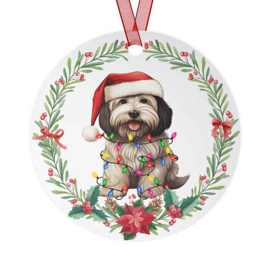 Havanese Dog in Lights Ornament