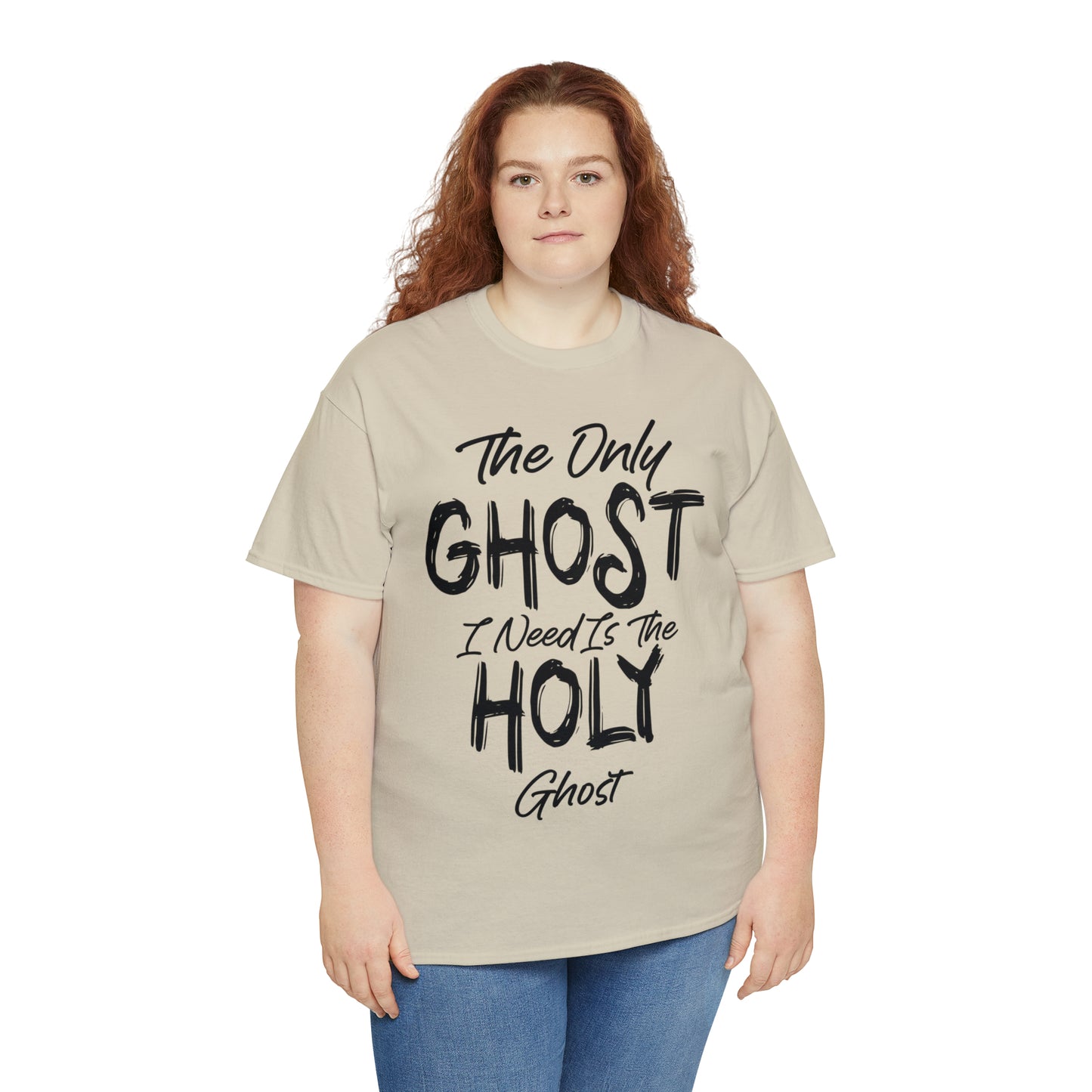 The Only Ghost I Need Is The Holy Ghost Christian Halloween Short Sleeve Tee