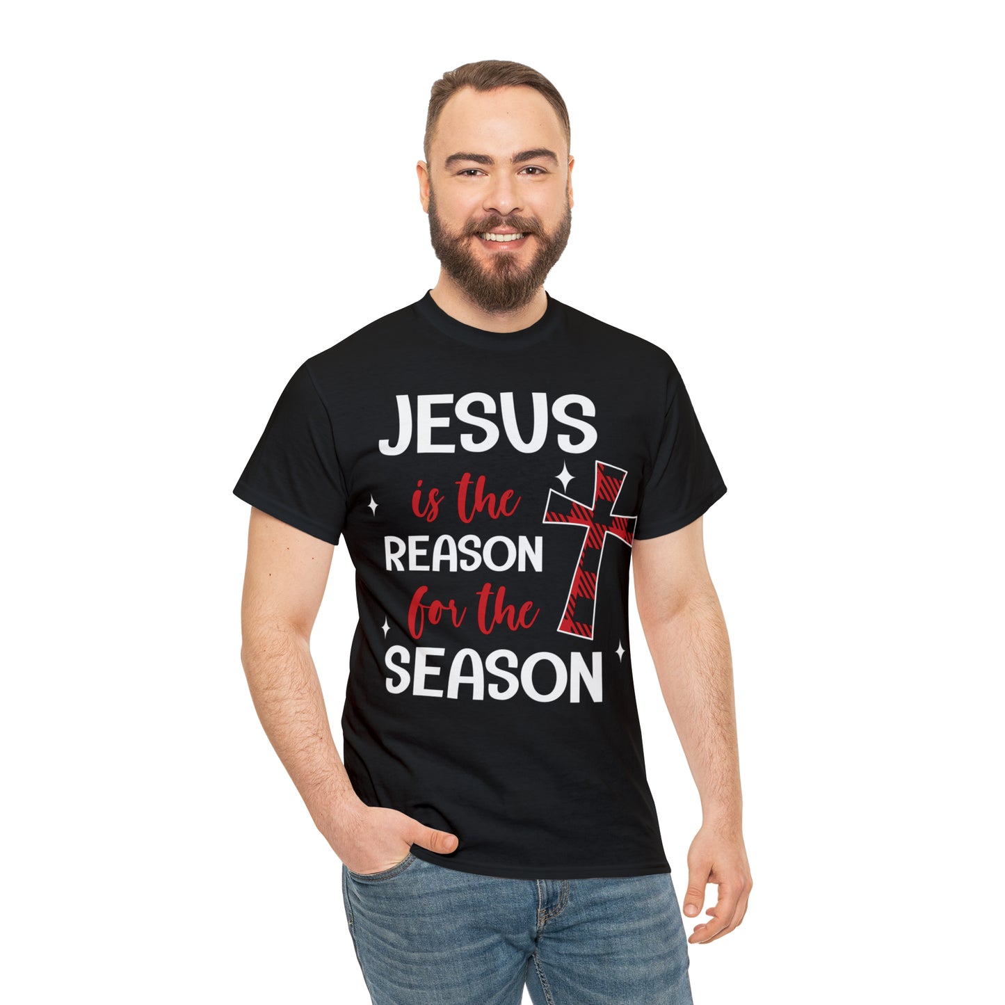 Jesus is the Reason for the Season Christmas Short Sleeve Tee