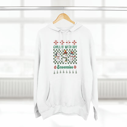 Chillin' With My Snowmies Snowmen Ugly Sweater Pullover Hoodie