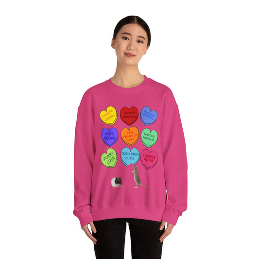 Rat Sweethearts Valentine Sweatshirt