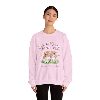 Easter Cottontail Farms Rabbit Feed Sweatshirt