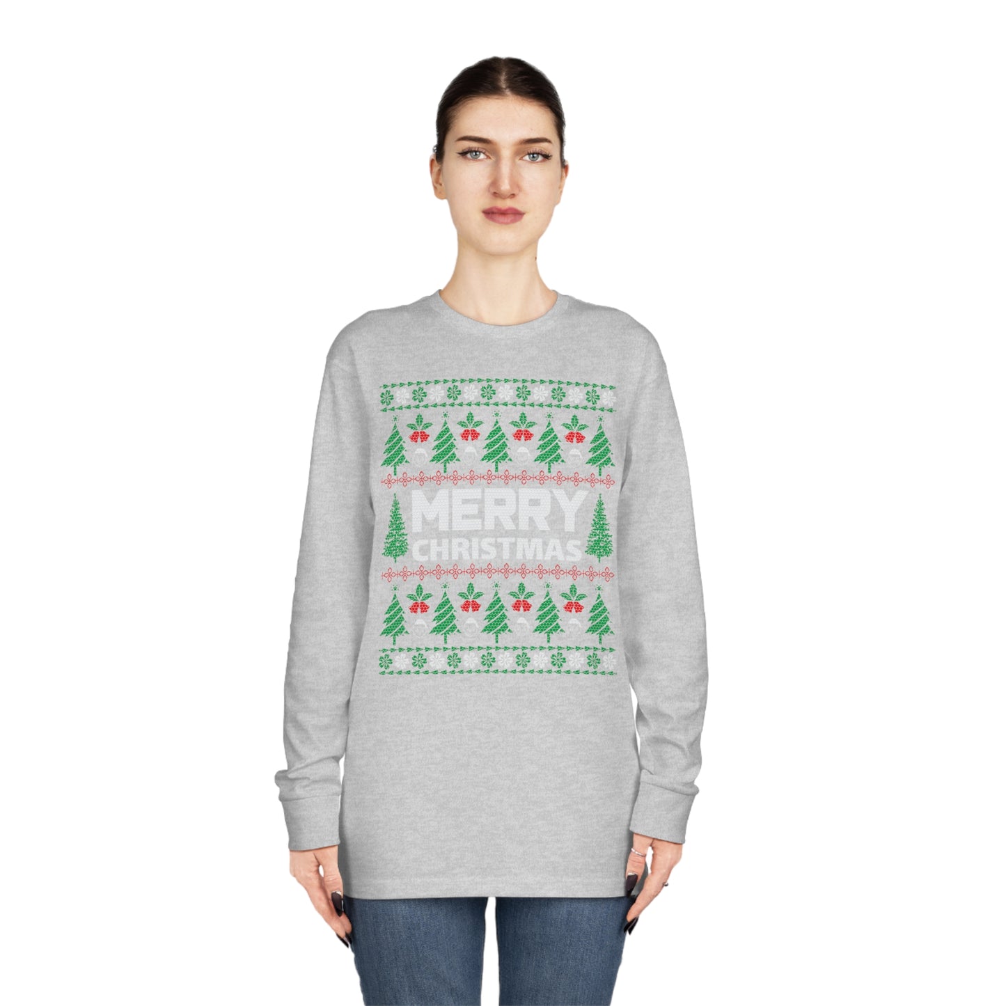 Merry Christmas Ugly Sweater Long Sleeve T-shirt