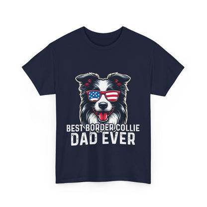 Best Border Collie Dad Ever Short Sleeve Tee