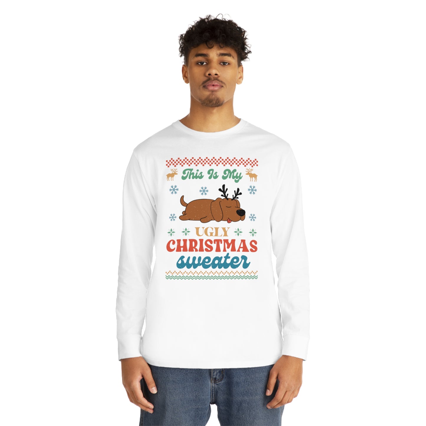 Labrador This is My Ugly Christmas Sweater Long Sleeve Tee