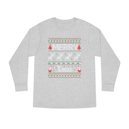 Merry Xmas Raindeers Christmas Ugly Sweater Long Sleeve T-shirt