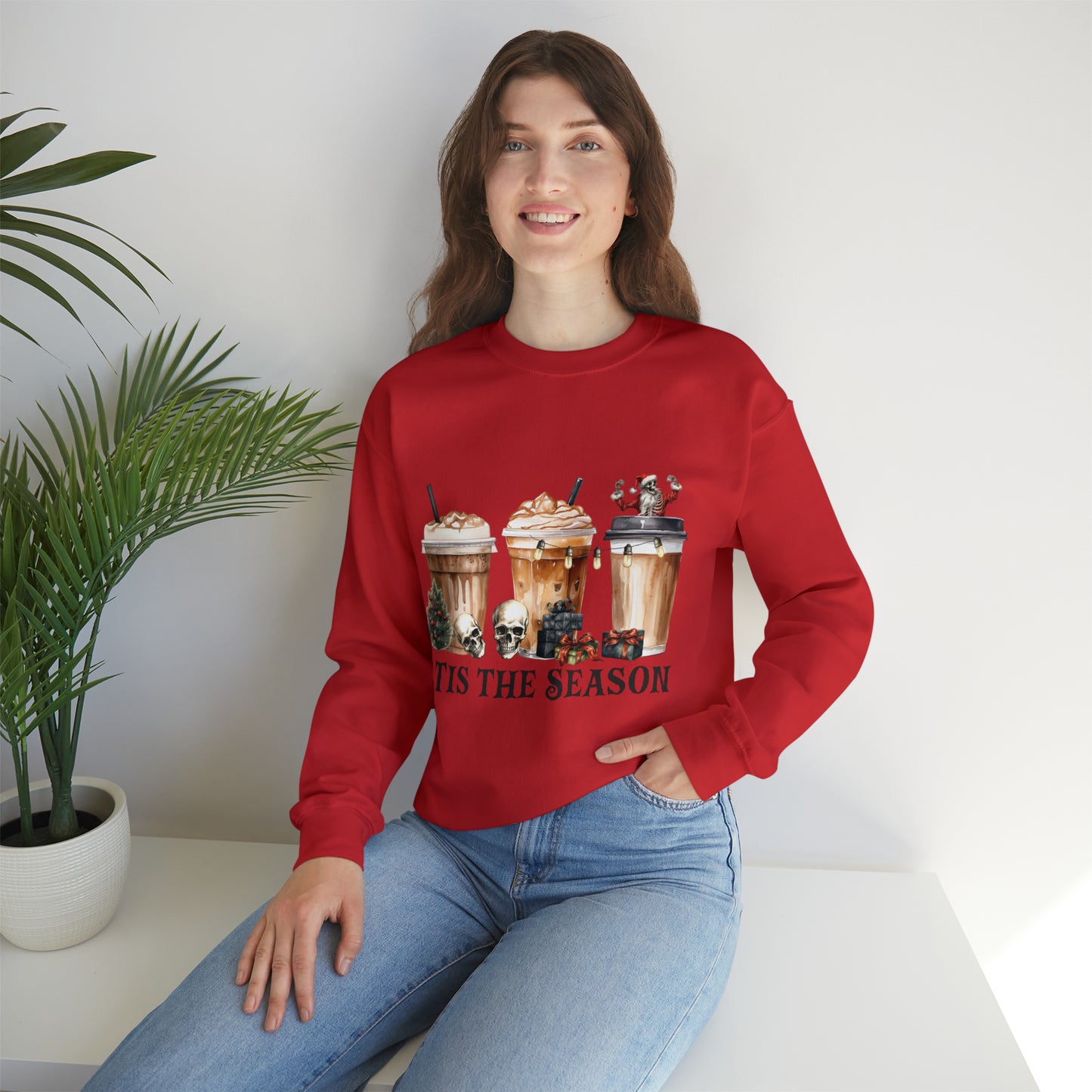 Skeleton Latte Christmas Sweatshirt