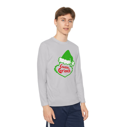 Cousin Grinch Christmas Youth Long Sleeve Tee